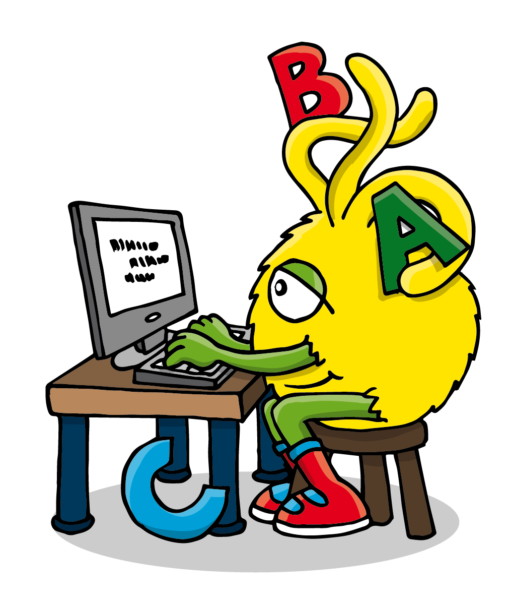 Iderblog mascot yellow2